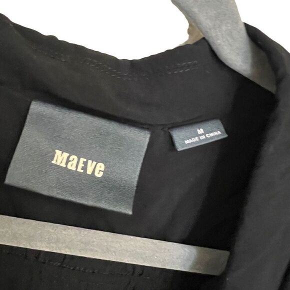 Maeve Anthropologie Black Mini Dress Size Medium - Picture 3 of 4